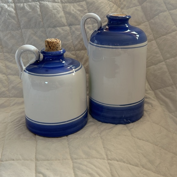 Italian oil & vinegar jars - Picture 3 of 14